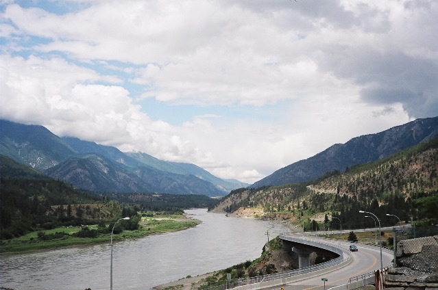 Fraser at Lytton, looking North