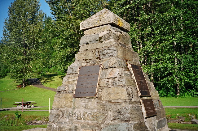 CPR last spike (1885) memorial