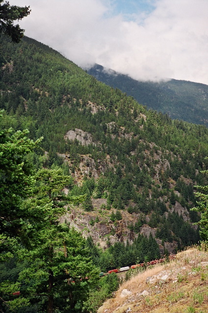 Fraser Canyon at Hell's Gate, looking North