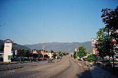 Trans-Canada Hwy at Salmon Arm, looking West