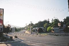same place, looking East. S.A. Motel is smack in the center